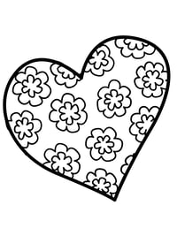 Image 8 of 20 Fun Hearts Coloring Pages, Digital Download, Coloring Book, Adult, Instant Download book 2