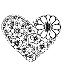 Image 17 of 20 Fun Hearts Coloring Pages, Digital Download, Coloring Book, Adult, Instant Download book 2
