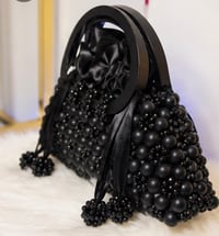 Image 4 of Midnight Elegance Handmade Beaded Clutch Bag