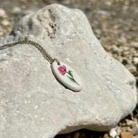 Image 1 of Collier Fleur rose