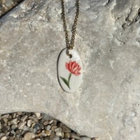 Image 4 of Collier Fleur rouge