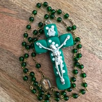 Image 4 of Lousy Crucifix- handmade lucky dice crucifix 