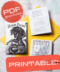 (PRINTABLE FILE Download) Mini Zines + Sirce's Tower RPG!