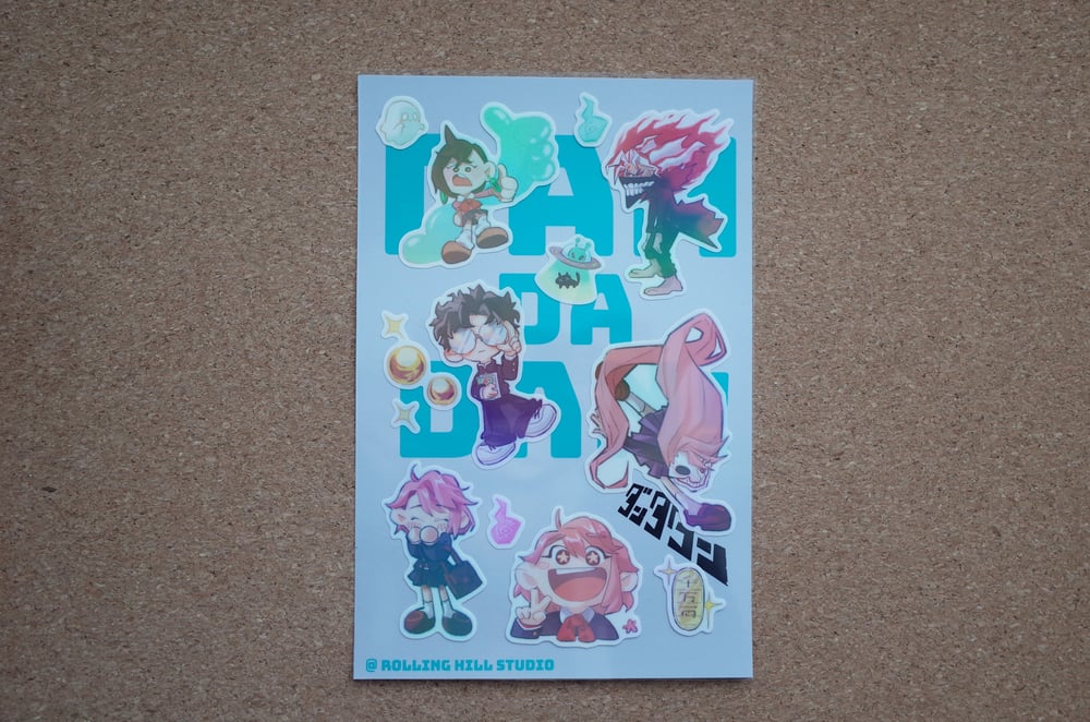 Image of Dandadan S1 Sticker Sheet 