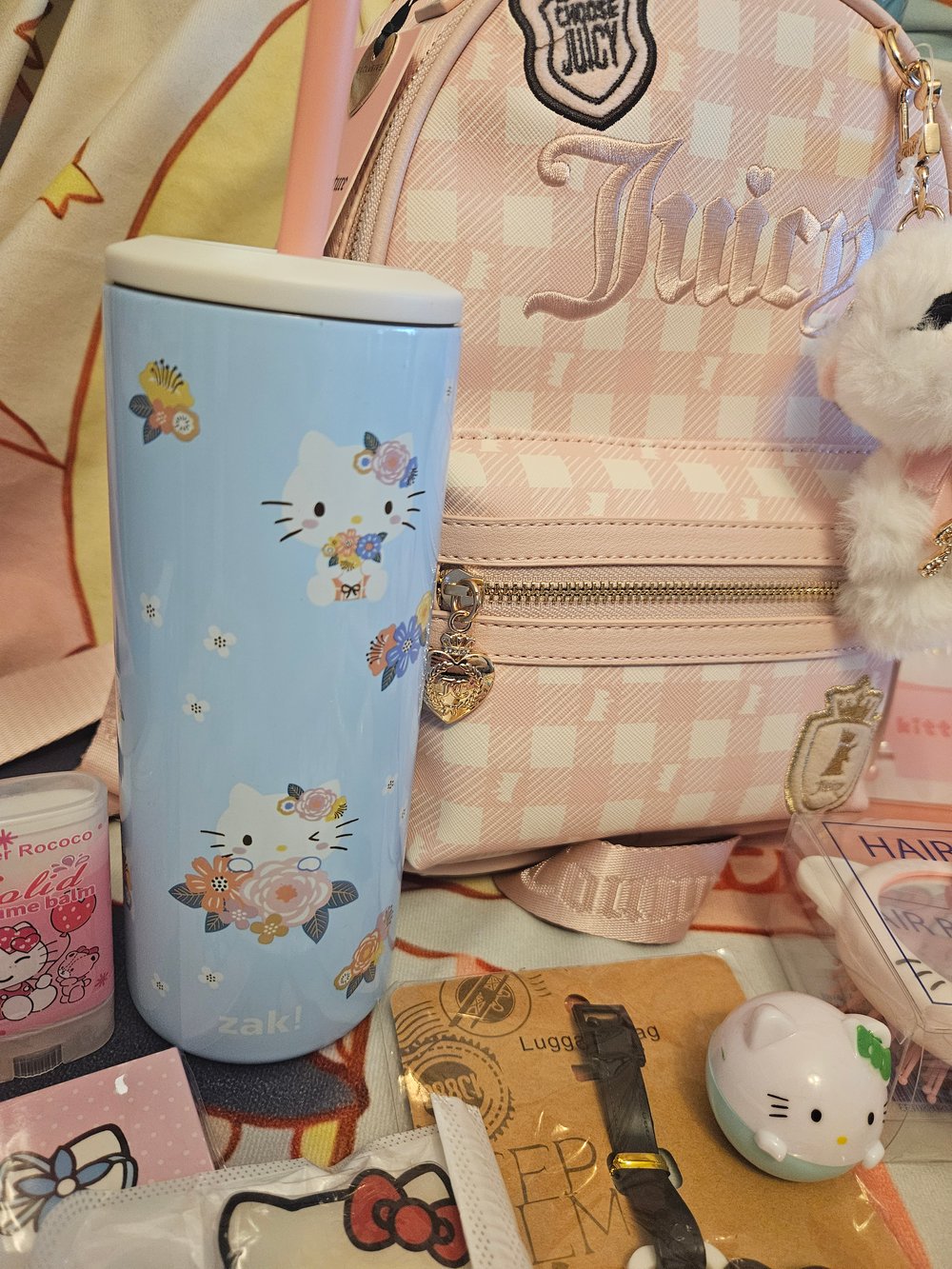 Image of Juicy Couture Study In Style Backpack Meets Hello Kitty Bundle 