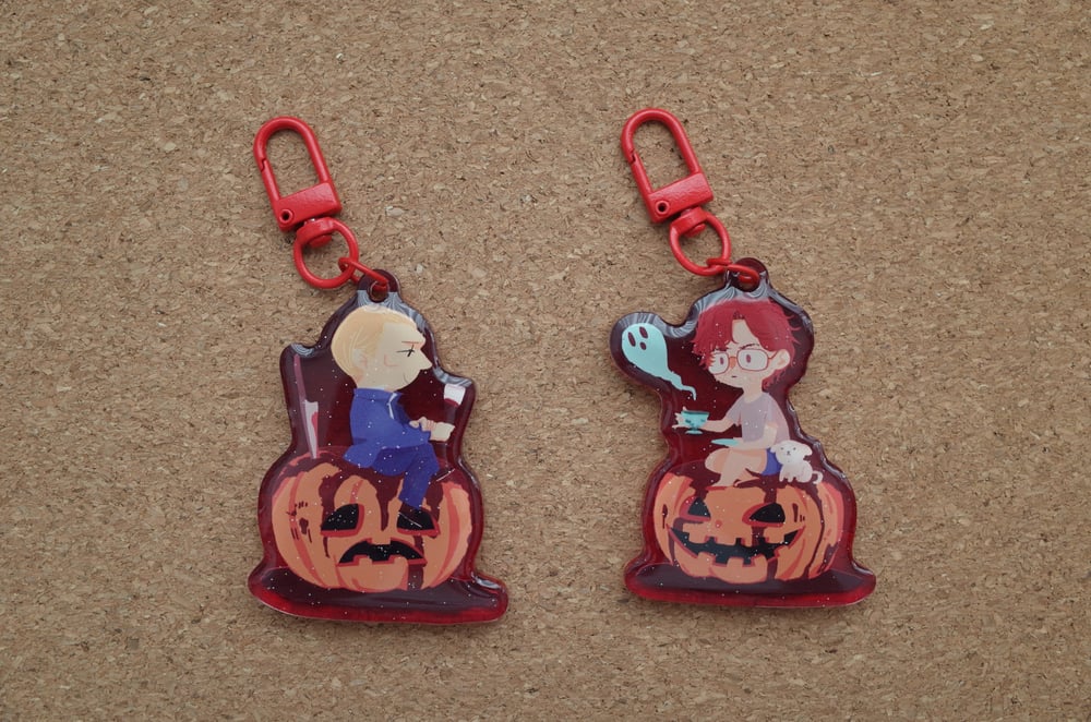 Image of Hannigram Epoxy Keychains | Double sided with shinny effect