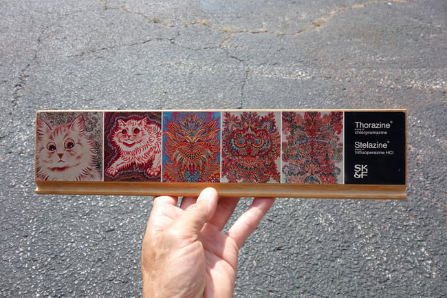 LOUIS WAIN/THORAZINE PENCIL HOLDER