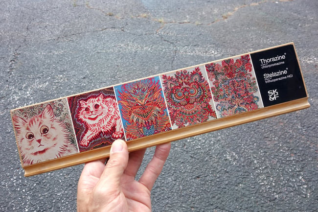 LOUIS WAIN/THORAZINE PENCIL HOLDER