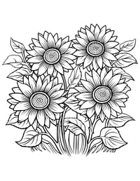 Image 7 of 25 Pretty Floral Coloring Pages, Digital Download, Coloring Book, Adult, Instant Download book 2
