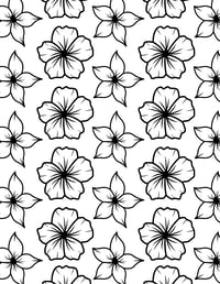 Image 23 of 25 Pretty Floral Coloring Pages, Digital Download, Coloring Book, Adult, Instant Download book 2