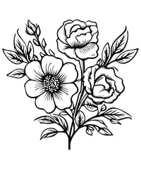 Image 25 of 25 Pretty Floral Coloring Pages, Digital Download, Coloring Book, Adult, Instant Download book 2