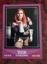 Image 1 of  'KISS' VIXSIN KISS & SIGNED TRADING CARD