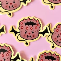 Image 5 of Angel and Devil Food Cake - Matte Vinyl Sticker