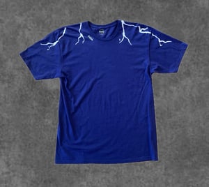 Image of HUSH GRAFFITI STORM TSHIRT- Indigo
