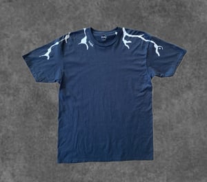 Image of HUSH GRAFFITI STORM TSHIRT- Charcoal