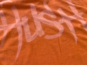 Image of HUSH GRAFFITI STORM TSHIRT- Safety Orange