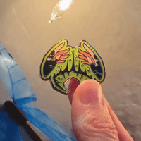 Image 6 of Glow-in-the-dark Cursed Crown Enamel Pin