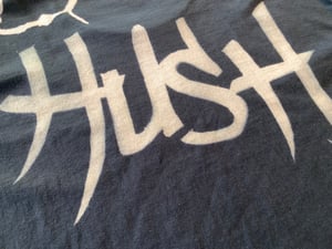 Image of  HUSH GRAFFITI  STORM TSHIRT-  Charcoal