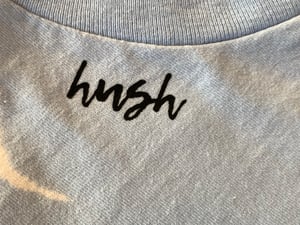 Image of HUSH GRAFFITI STORM TSHIRT- Sky Blue