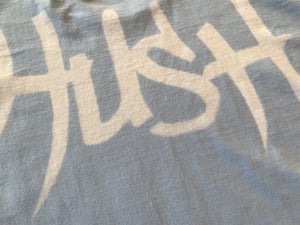 Image of HUSH GRAFFITI  STORM TSHIRT-  Sky Blue