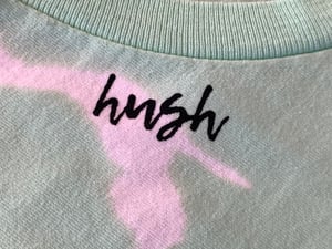 Image of HUSH GRAFFITI  STORM TSHIRT-  Lime 