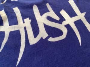 Image of HUSH GRAFFITI STORM TSHIRT- Indigo