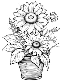 Image 1 of 25 Pretty Floral Coloring Pages, Digital Download, Coloring Book, Adult, Instant Download book 1