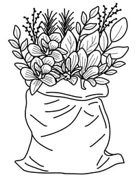 Image 3 of 25 Pretty Floral Coloring Pages, Digital Download, Coloring Book, Adult, Instant Download book 1