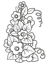 Image 15 of 25 Pretty Floral Coloring Pages, Digital Download, Coloring Book, Adult, Instant Download book 1