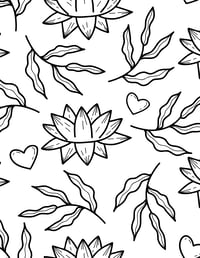 Image 18 of 25 Pretty Floral Coloring Pages, Digital Download, Coloring Book, Adult, Instant Download book 1