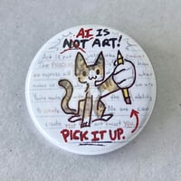 Image 3 of Silly Badger Button Pins