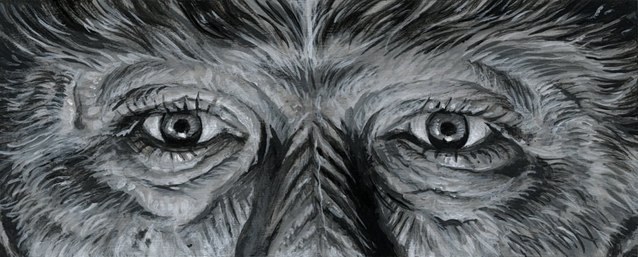 "Full Moon" - 9" x 5"  limited edition gicleé