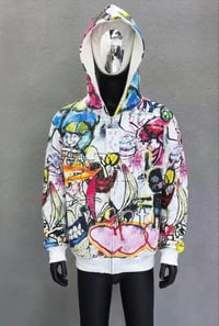 Image 3 of Vandalized Zip Up Hoodie