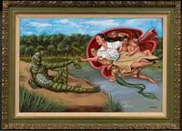 Image 1 of "Beauty Creating The Beast" Original Painting