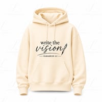 Image 1 of Write the Vision Hoodie – Cream Edition