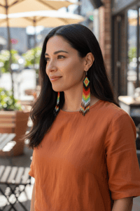 Image 5 of Olmeca earrings-long 