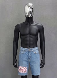 Image 1 of Light Washed Denim Weirdos Fashion Shorts