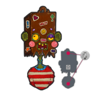 Image 1 of High Gloss "Ugly and Not Proud" Pin