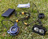 Image 1 of Baha style light, horn, switch and battery combo