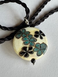 Image 5 of Copper Green flowers pendant
