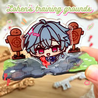 Image 1 of Lohen's Training Grounds Magnetic Standee 🍎🏹