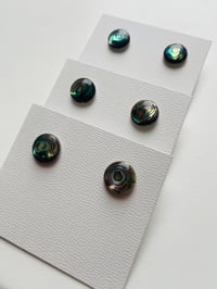 Image 1 of Abalone Cabochon Earrings