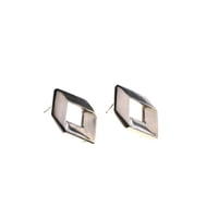 Image 1 of Diamond Studs (Sterling Silver)