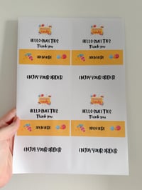 Box Seal Labels - 4 to page