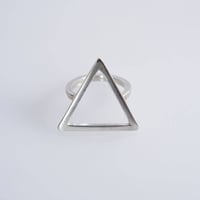 Image 1 of Triangle Ring (Sterling Silver)
