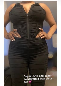 Black Two Piece Set