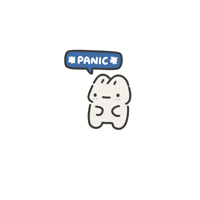 panic sticker