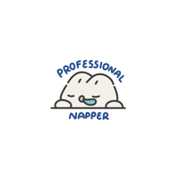 professional napper sticker
