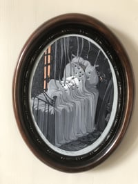Image 1 of framed painting"Pan!Pan!Pan!Pan!Pan!Pan!"