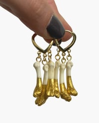 Image 1 of Triple Badger Toe earrings
